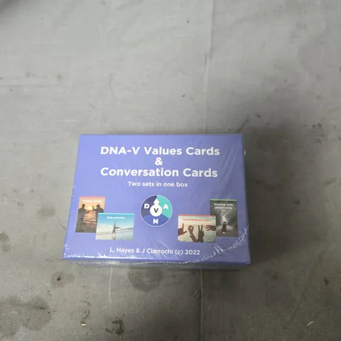 DNA-V VALUES CARDS & CONVERSATION CARDS – TWO SETS IN ONE BOX