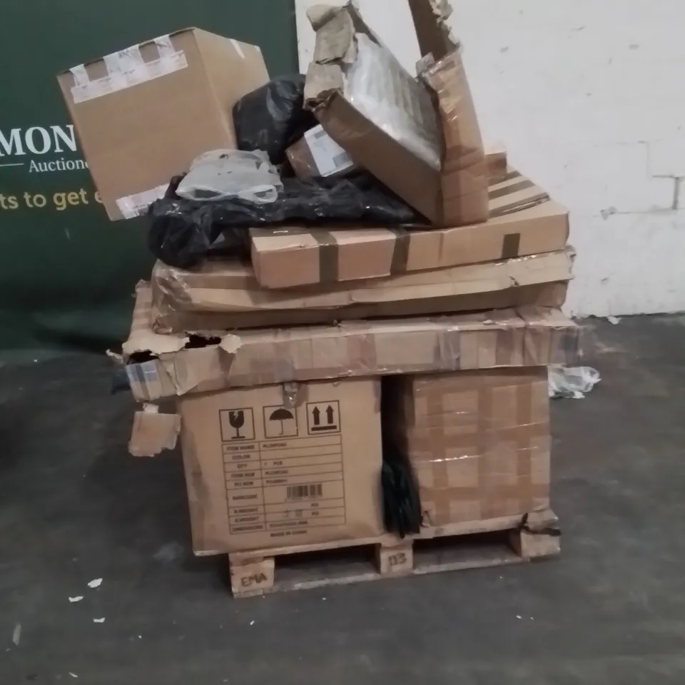 PALLET OF NEO PRODUCTS AND ASSORTED HOUSEHOLD GOODS TO INCLUDE;GAZEBO,CHRISTMAS DECORATION,CHAIR