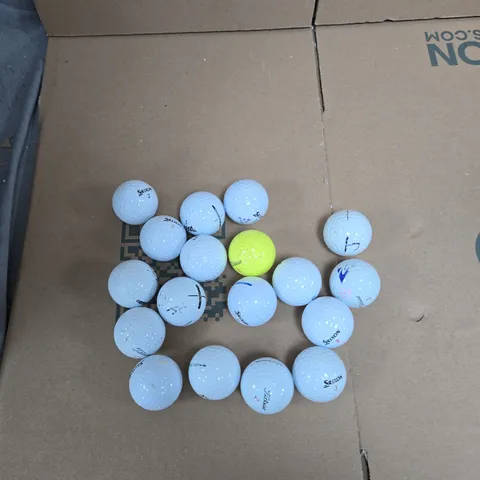 18 ASSORTED GOLF BALLS