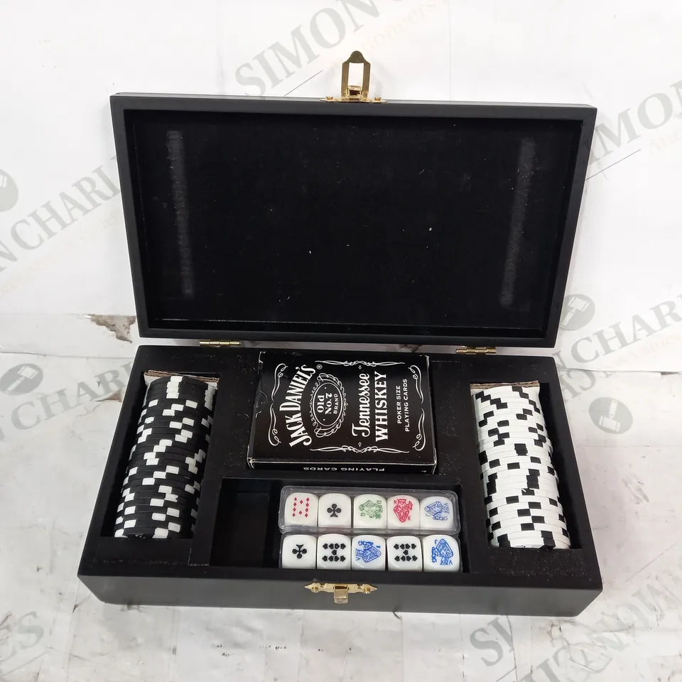 JACK DANIELS POKER SET