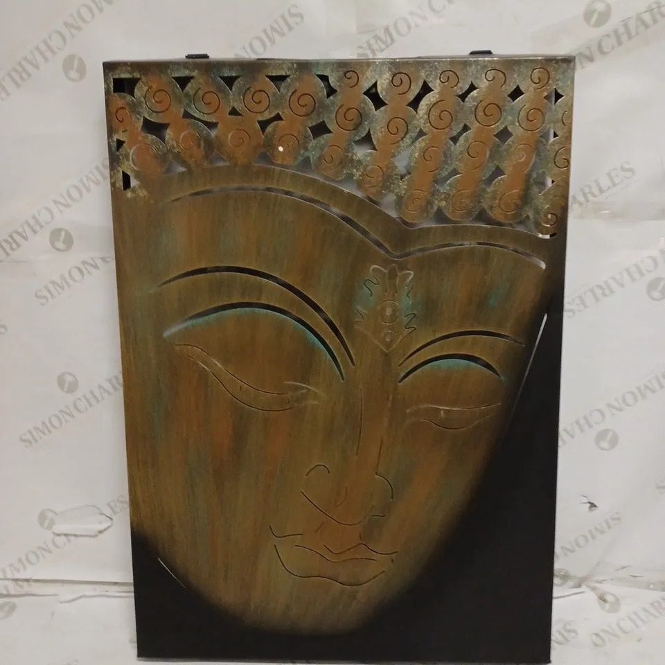 INNOVATORS SOLAR LED TRANQUIL BUDDHA WALL DECOR