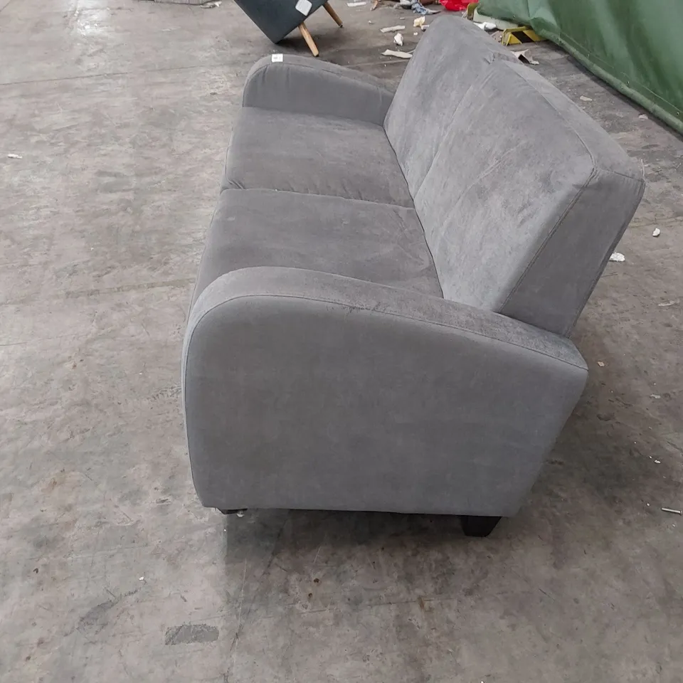 QUALITY DESIGNER 2 SEATER SOFA GREY FABRIC