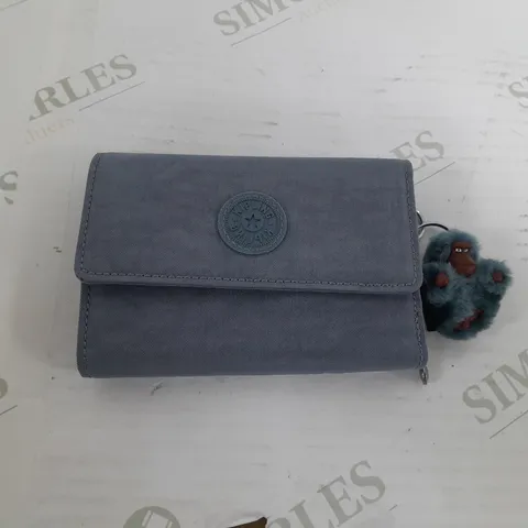 KIPLING LIGHT BLUE PRINT PURSE