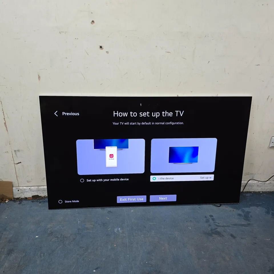 BOXED LG OLED 65" EVO AI TV WITH REMOTE 