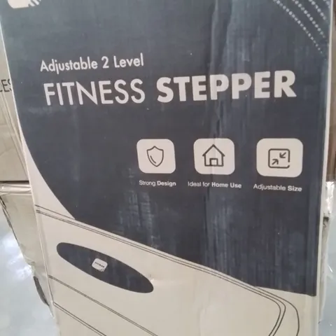 BOXED KAYMAN ADJUSTABLE 2 LEVEL FITNESS STEPPER