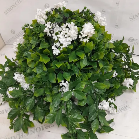 BOXED GARDEN REFLECTIONS PRE-LIT FAUX FLORAL CREPE MYRTLE DECOR