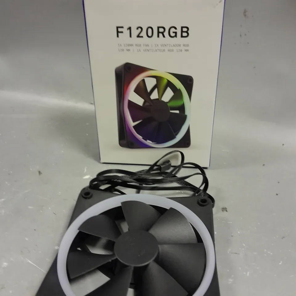 BOXED NZXT F120 RGB COMPUTER FAN - 120 X 120 X 26MM