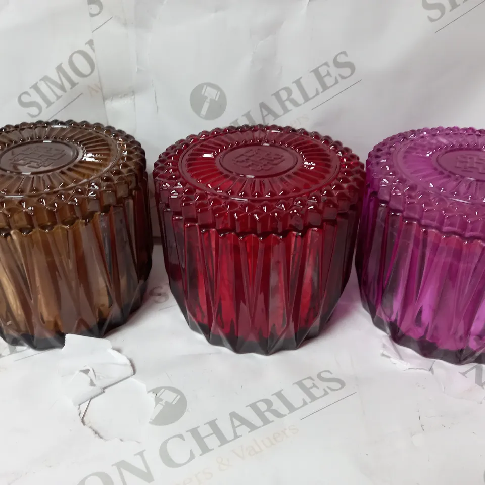 HOMEWORX SCENTED CANDLE SET OF 3 UNBURNT