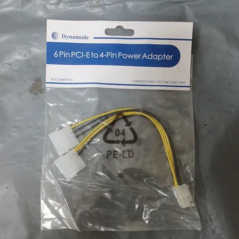 APPROXIMATELY 200 DYNAMODE 6 PIN PCI-E 40 4-PIN POWER ADAPTERS
