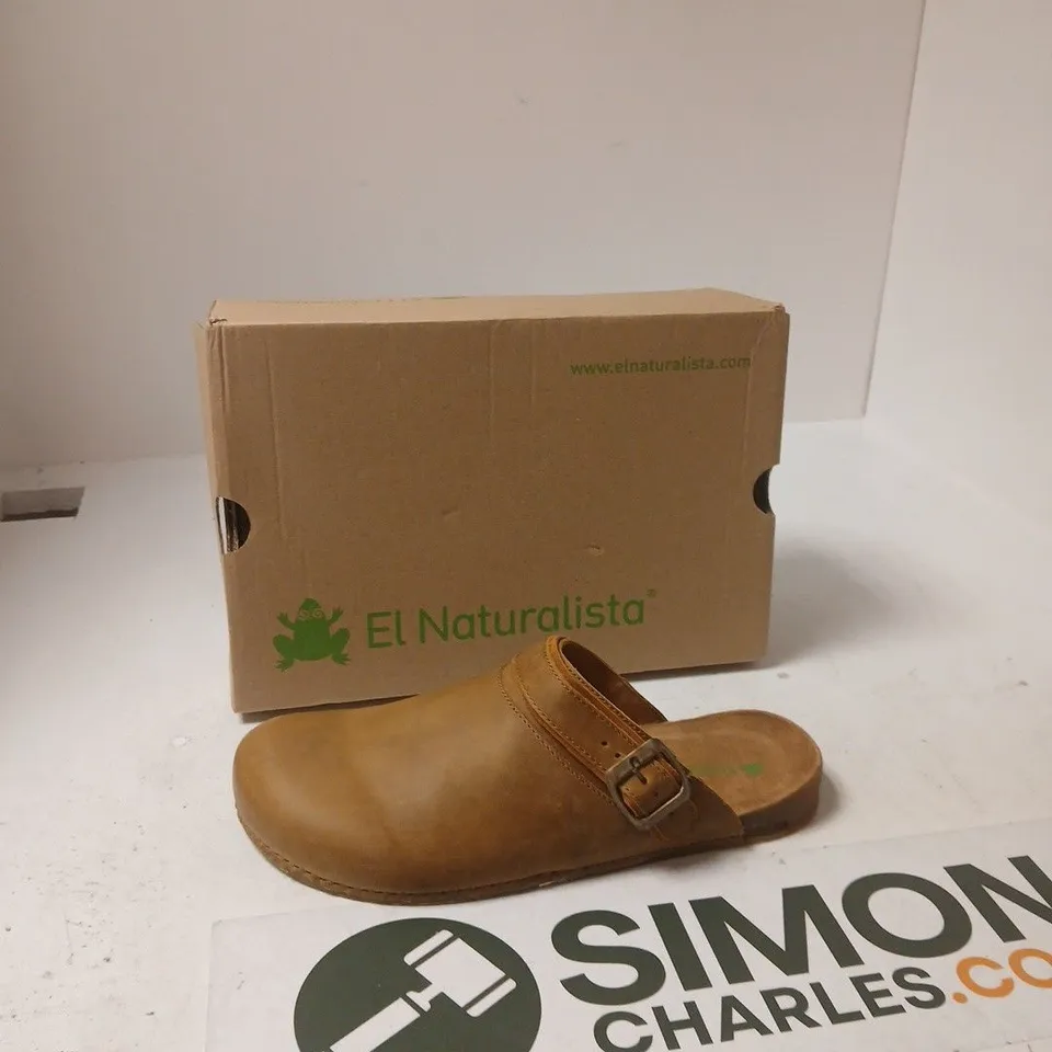 EL NATURALISTA WOMEN'S SANDAL WITH BUCKLE – TAN - EUR 42 