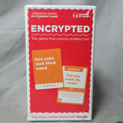 ENCRYPTED - CARD GAME -SEALED 