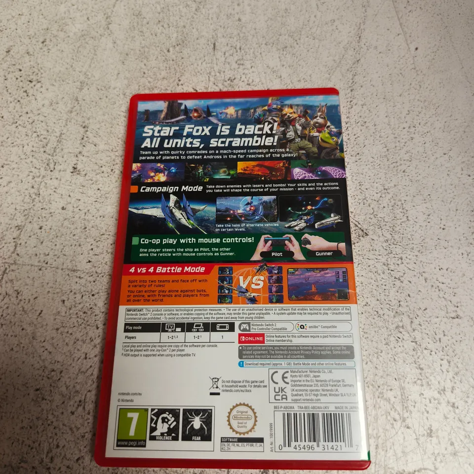 STAR FOX – NINTENDO SWITCH