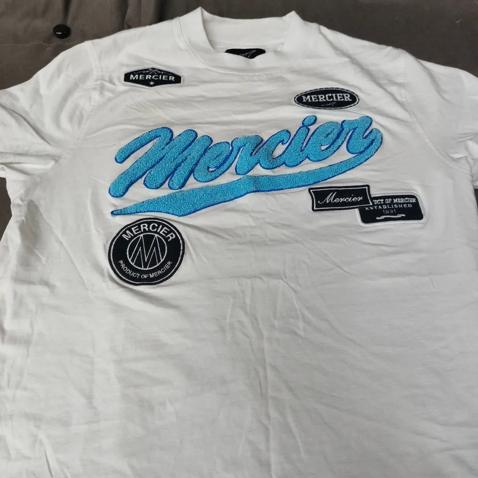 MERCIER WHITE T‑SHIRT SIZE M