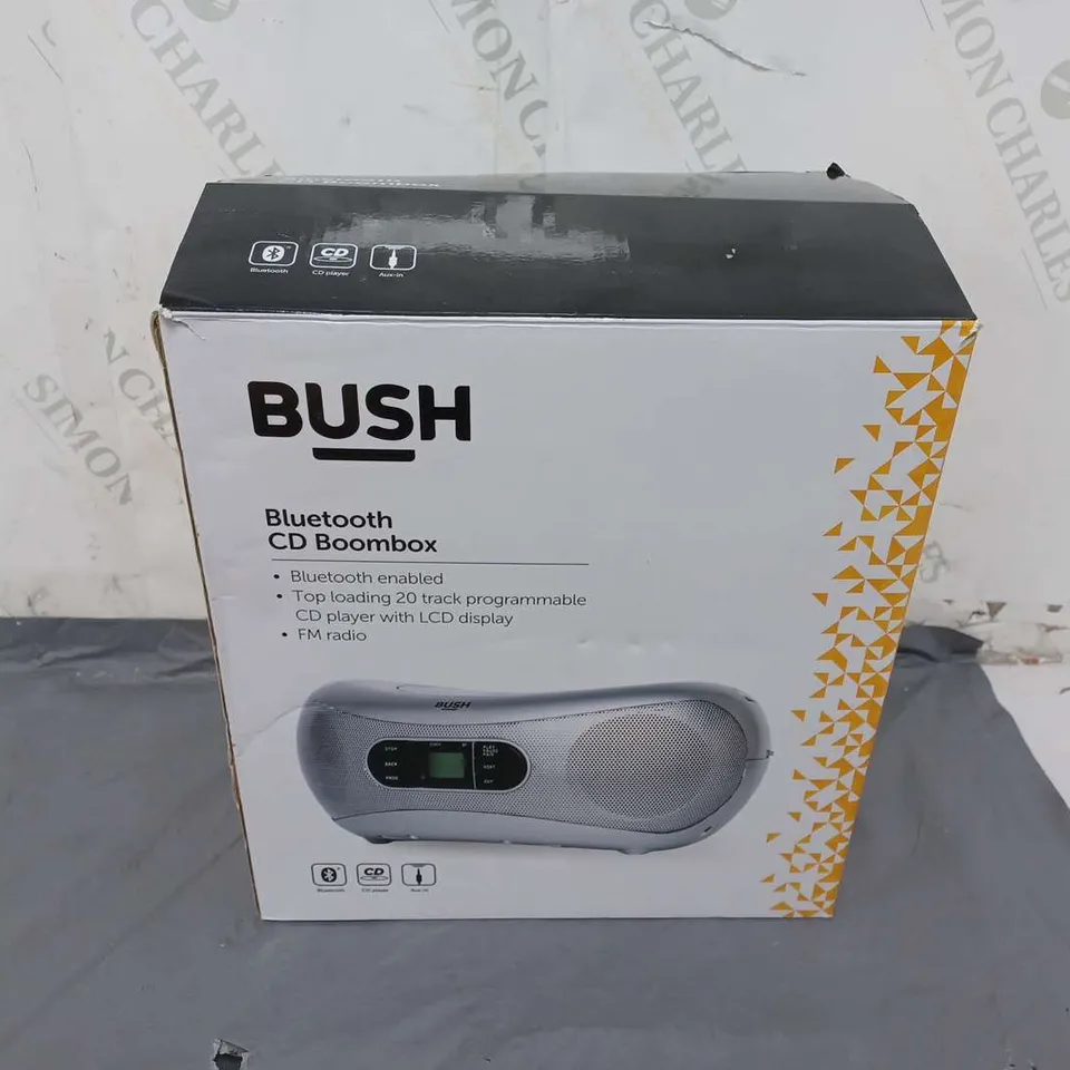 BOXED BUSH BLUETOOTH CD BOOMBOX