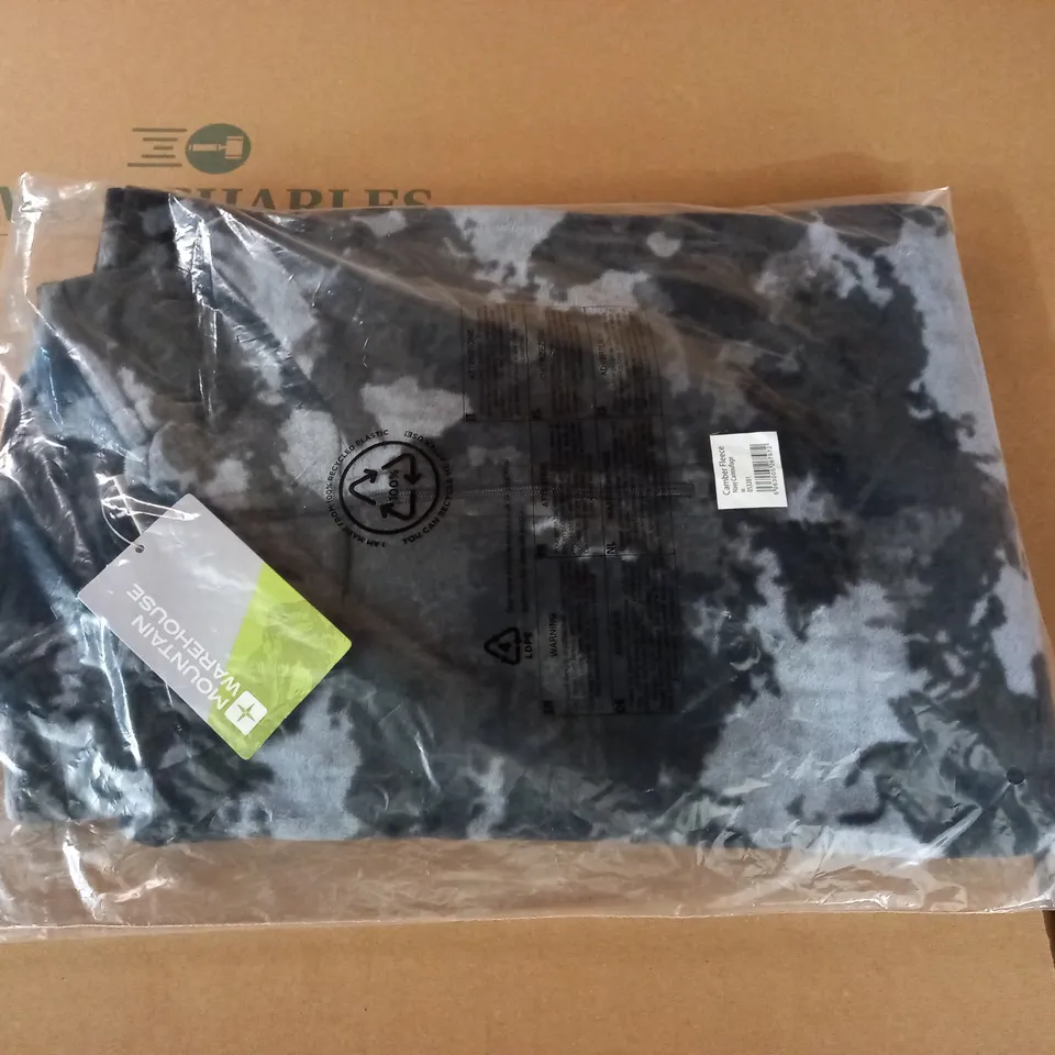 BAGGED MOUNTAIN WAREHOUSE CAMBER FLEECE IN CAMOUFLAGE - M