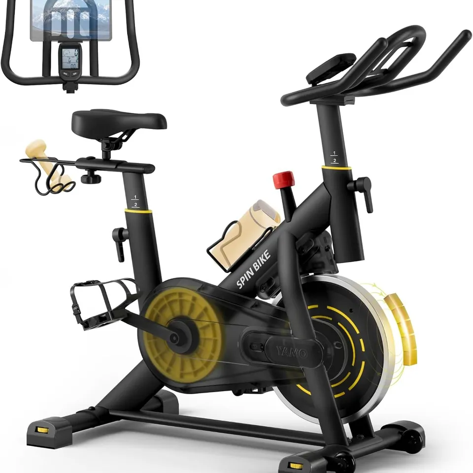 BOXED YAMO YK10 EXRECISE BIKE - YELLOW