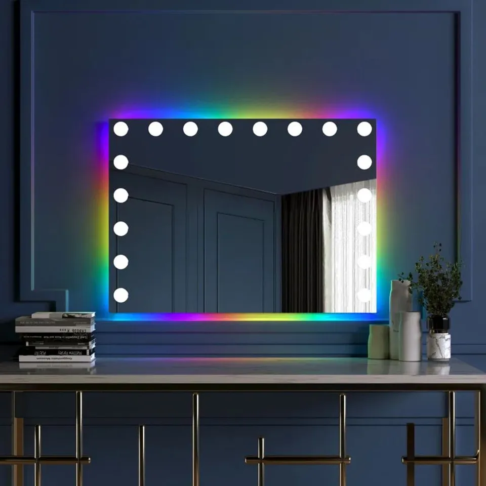 BOXED AEMAN RECTANGLE ALUMINIUM LED MIRROR (1 BOX)