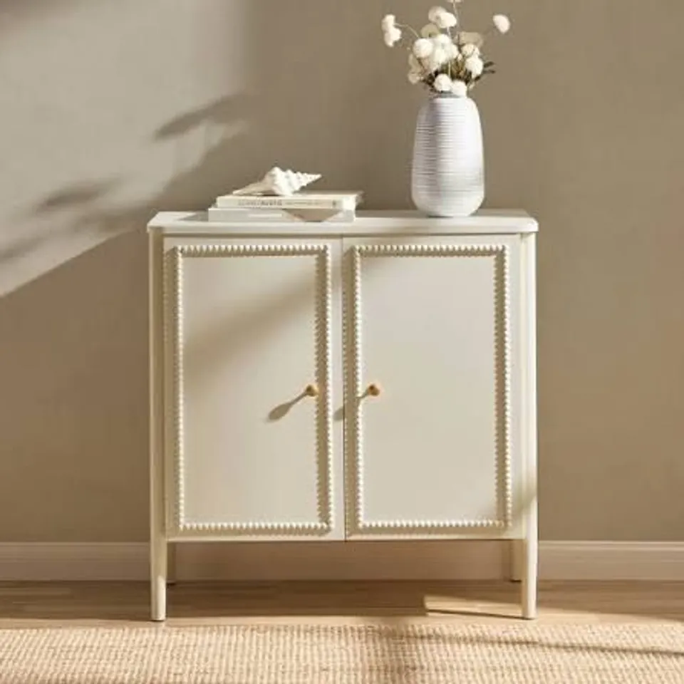 BOXED DUSK POSY 2 DOOR SIDEBOARD - CREAM