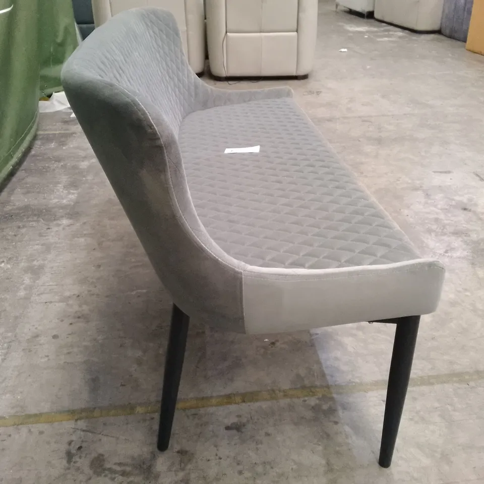 GREY FABRIC BENCH