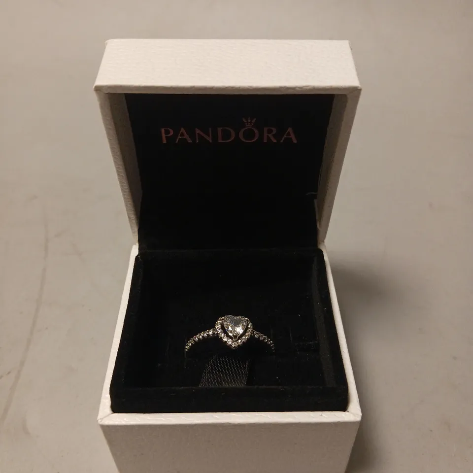 PANDORA ELEVATED HEART RING