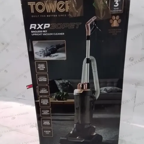 BOXED TOWER RXP30PET BAGLESS UPRIGHT VACUUM