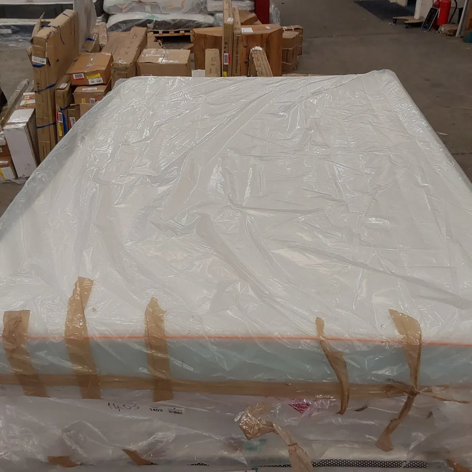 QUALITY BAGGED OCTASMART 4'6" ESSENTIALS HYBRID MEMORY FOAM MATTRESS 