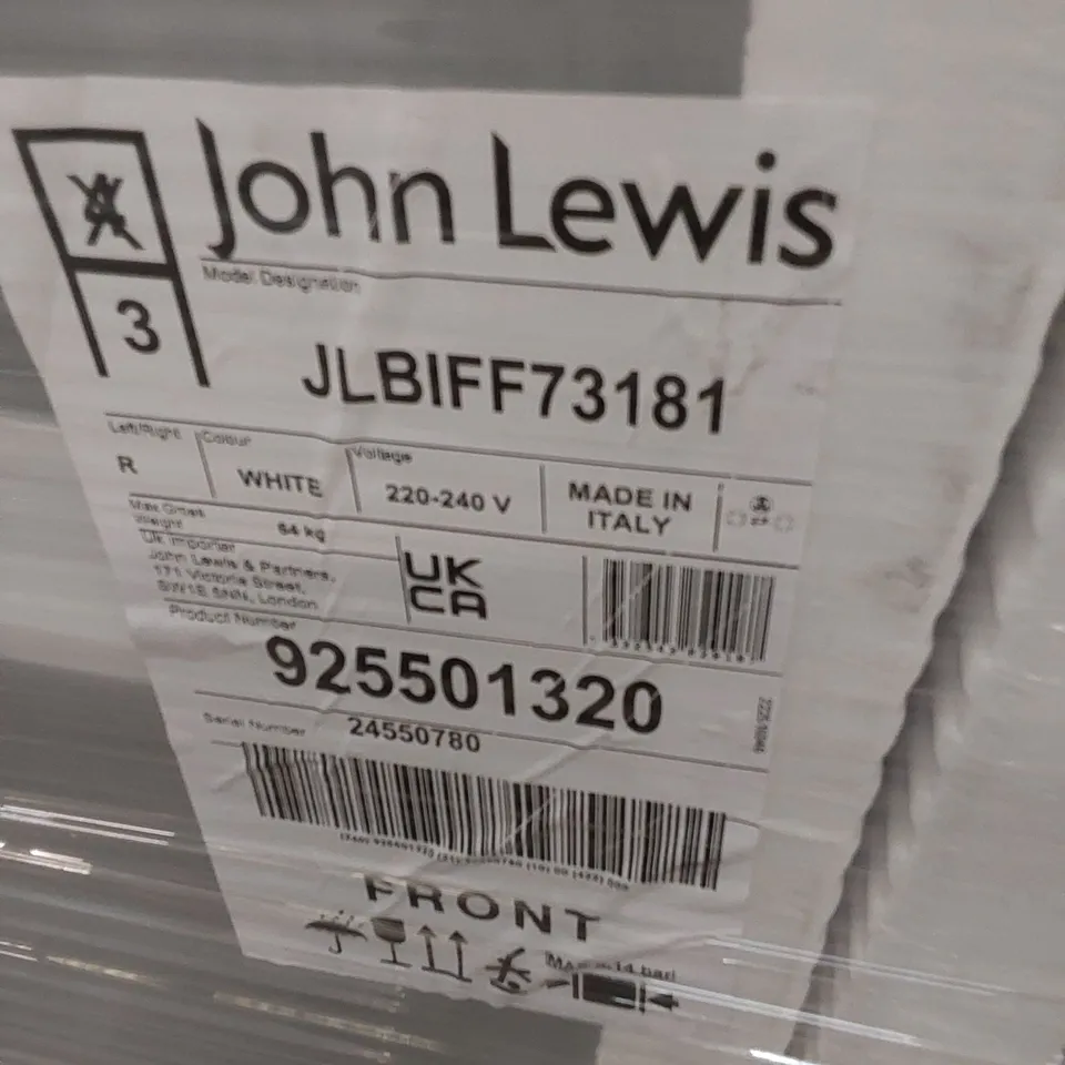 JOHN LEWIS JLBIFF73181 TALL FRIDGE FREEZER