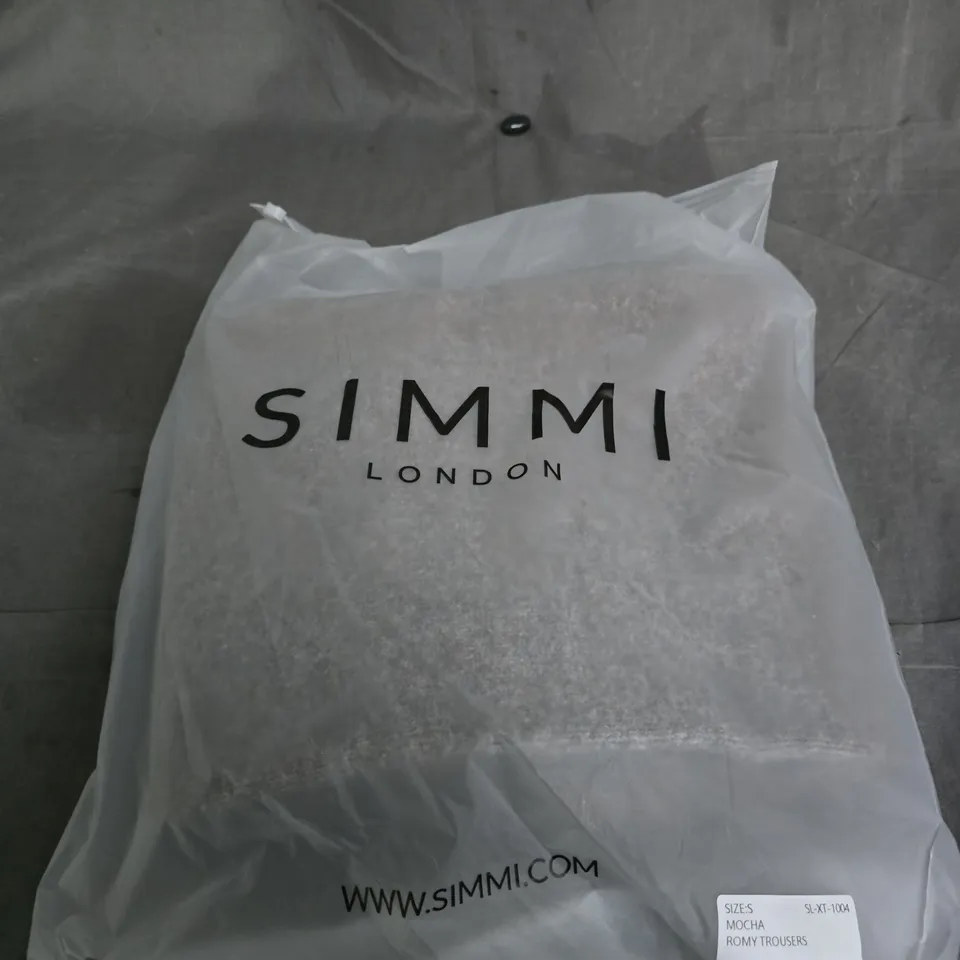 SIMMI LONDON ROMY TROUSERS – MOCHA – SIZE S