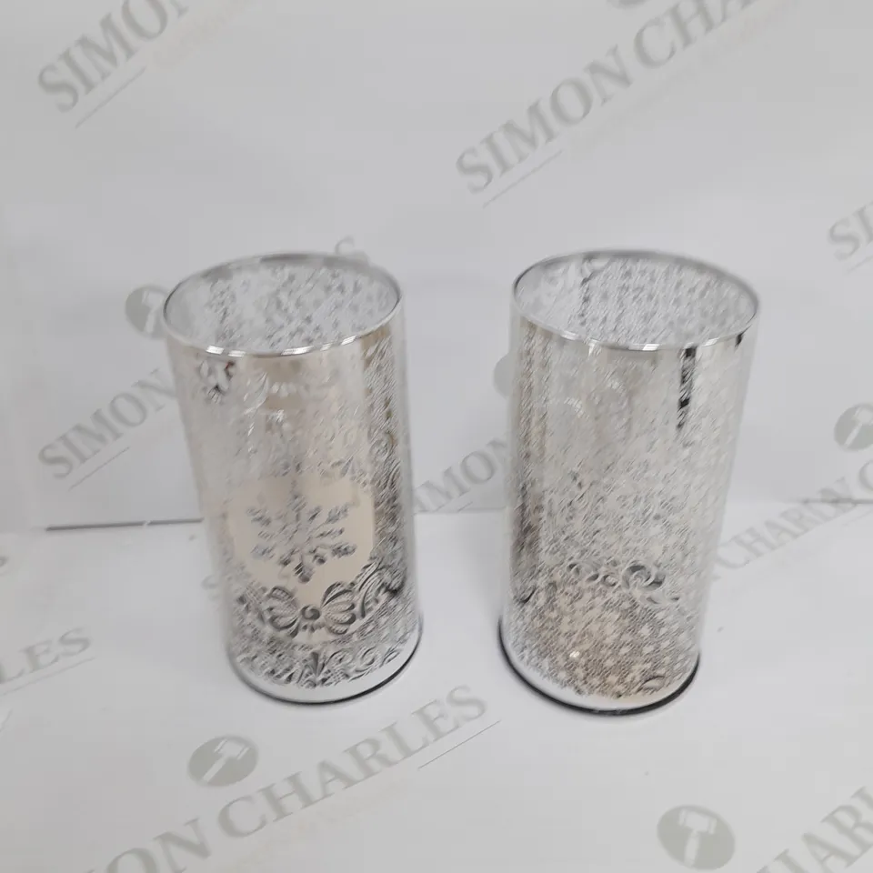 LUXURY SRAE TWINKLERS SET OF 2 SILVER