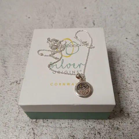 SILVER ORIGINS CORNWALL PENDANT NECKLACE