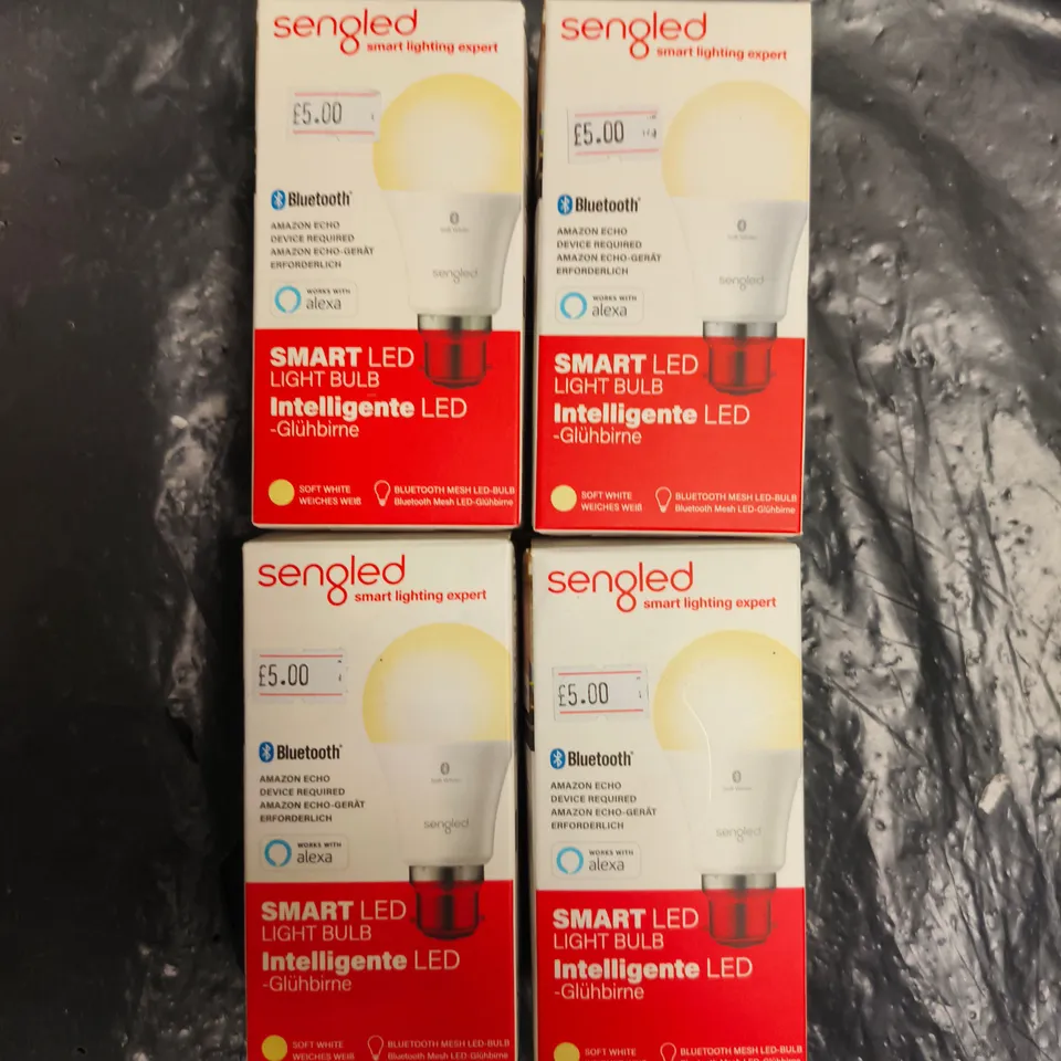 4 X SENGLED SMART LED LIGHT BULBS