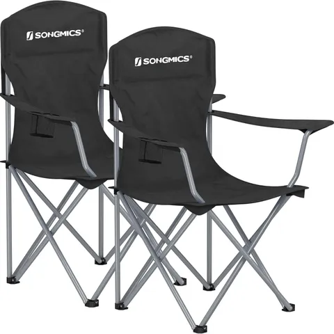 BOXED SONGMICS SET OF 2 FOLDING CHAIRS