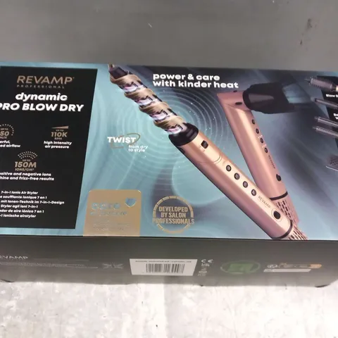 BOXED REVAMP PROFESSIONAL DYNAMIC PRO BLOW DRY DR-2850GD-GB