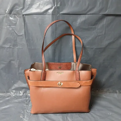 LUELLA GREY LONDON LARGE HANDBAG IN BROWN