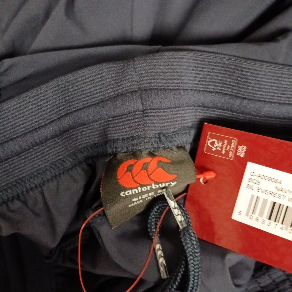 CANTERBURY NAVY EVEREST WOVEN PANT – SIZE M