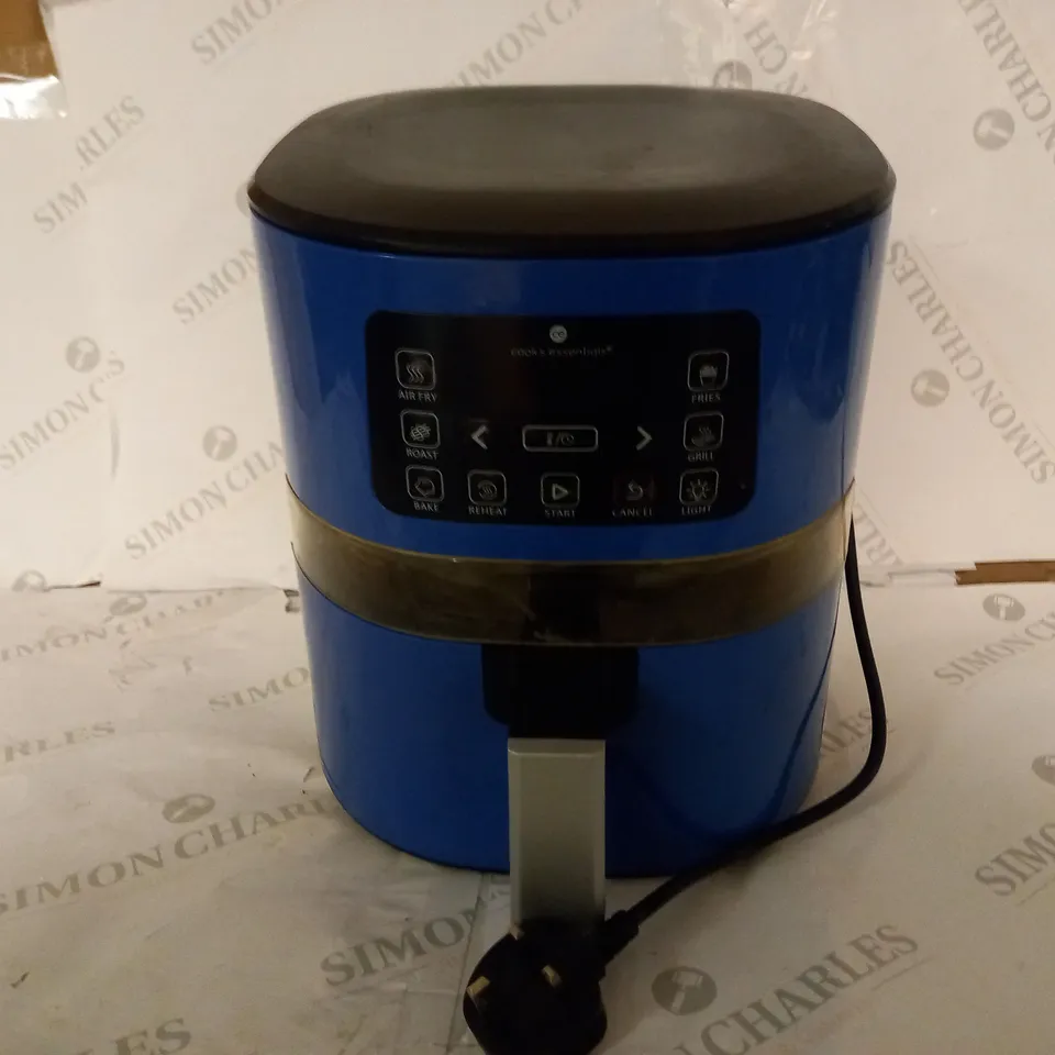 COOK'S ESSENTIALS 4.0L AIR FRYER - SAPPHIRE