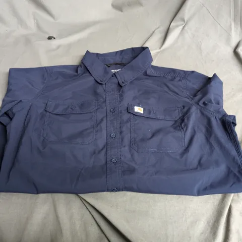 CARHARTT RELAXED FIT SHIRT – NAVY, MEN'S, UK SIZE L