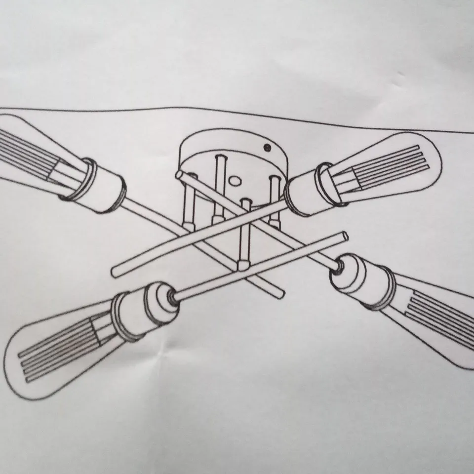 BOXED SEMI FLUSH MOUNT 