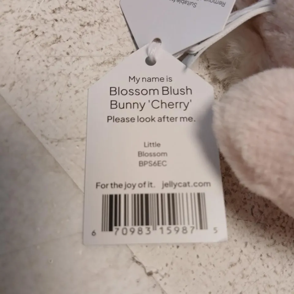 JELLYCAT BLOSSOM BLUSH BUNNY 'CHERRY' PLUSH TOY