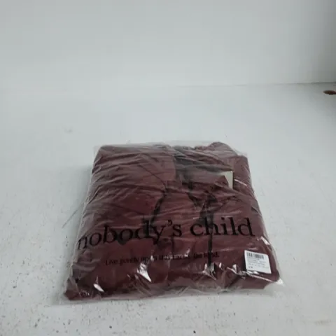 NOBODY'S CHILD MIMI MIDI DRESS PLAIN - BROWN, UK 18 (EU 46, USA 14)
