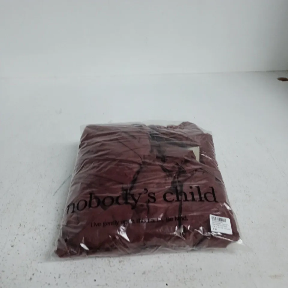 NOBODY'S CHILD MIMI MIDI DRESS PLAIN - BROWN, UK 18 (EU 46, USA 14)