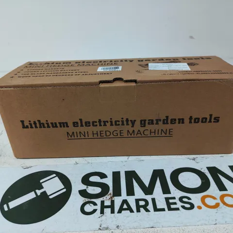 LITHIUM-ION BATTERY MINI HEDGE MACHINE – GARDEN TOOL (BOXED)