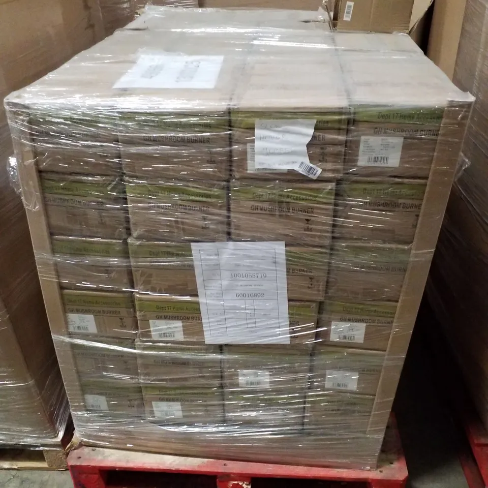 PALLET OF APPROXIMATELY 140 BOXES EACH CONTAINING 4 MUSHROOM BURNERS