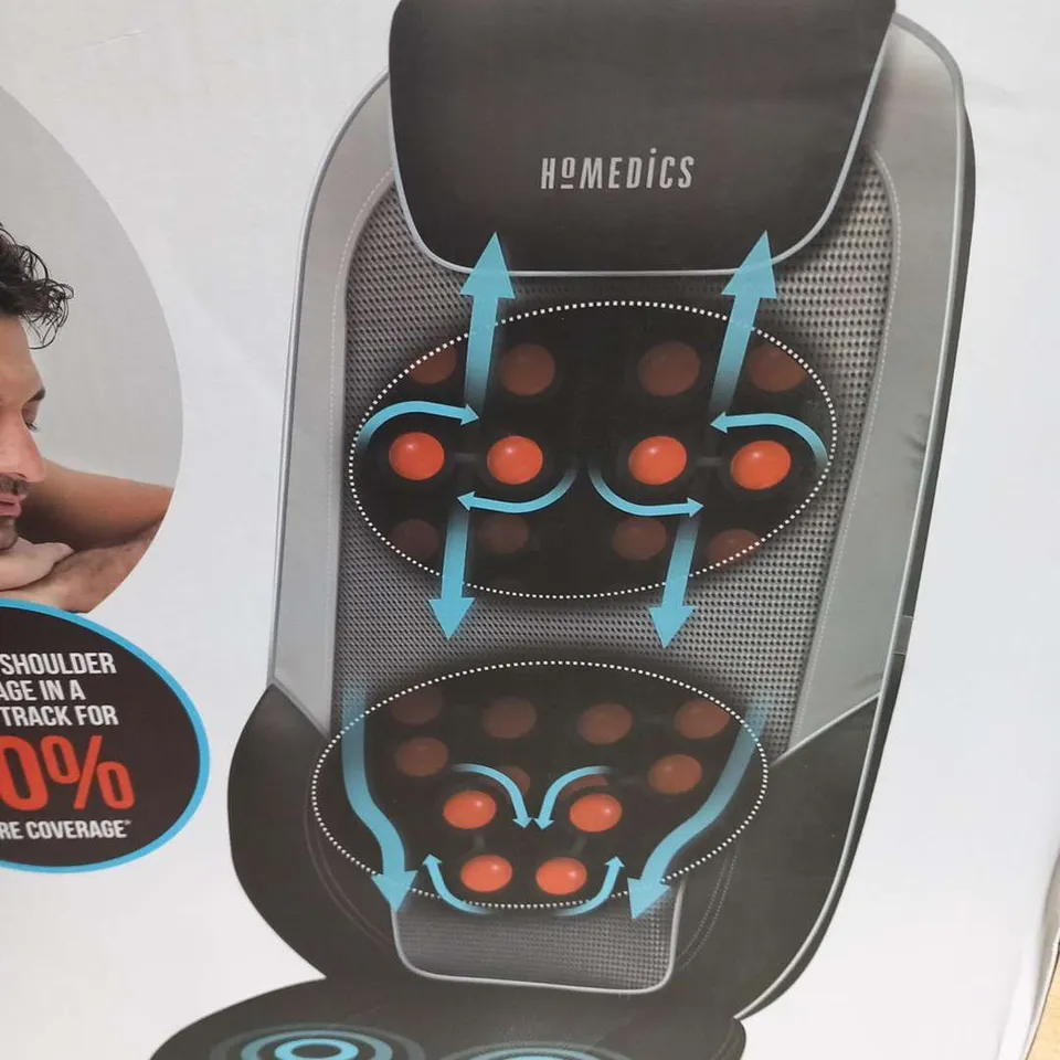 BOXED HOMEDICS SHIATSU MAX 2.5 BACK AND SHOULDER MASSAGER WITH HEAT CBS-2170-EU