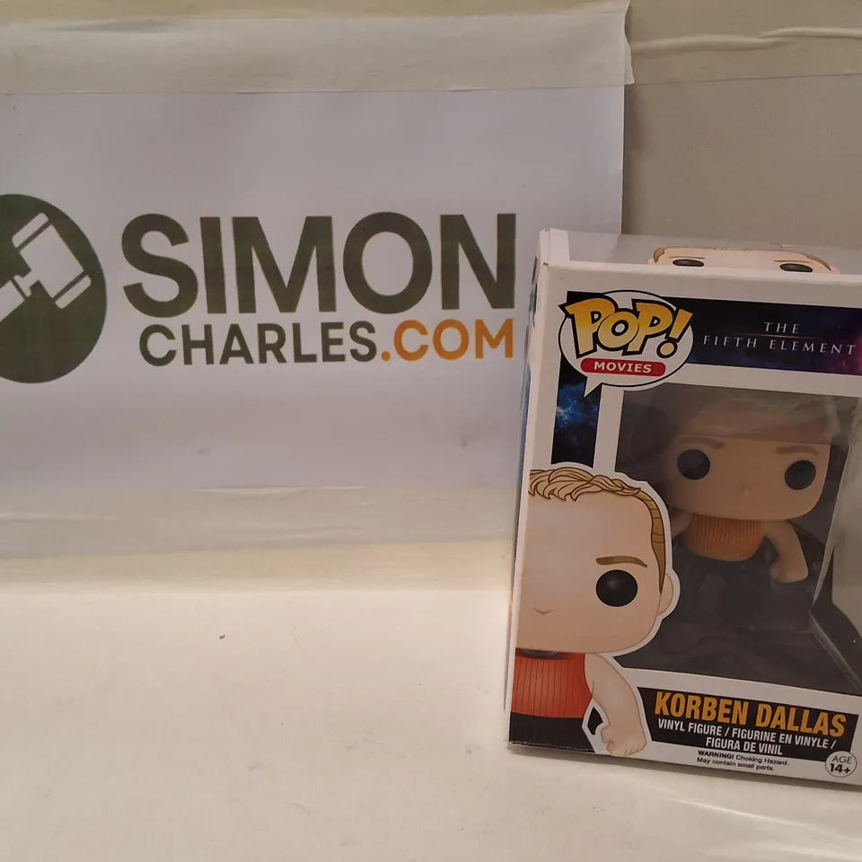 FUNKO POP! MOVIES KORBEN DALLAS (THE FIFTH ELEMENT) VINYL FIGURE – BOXED, #189
