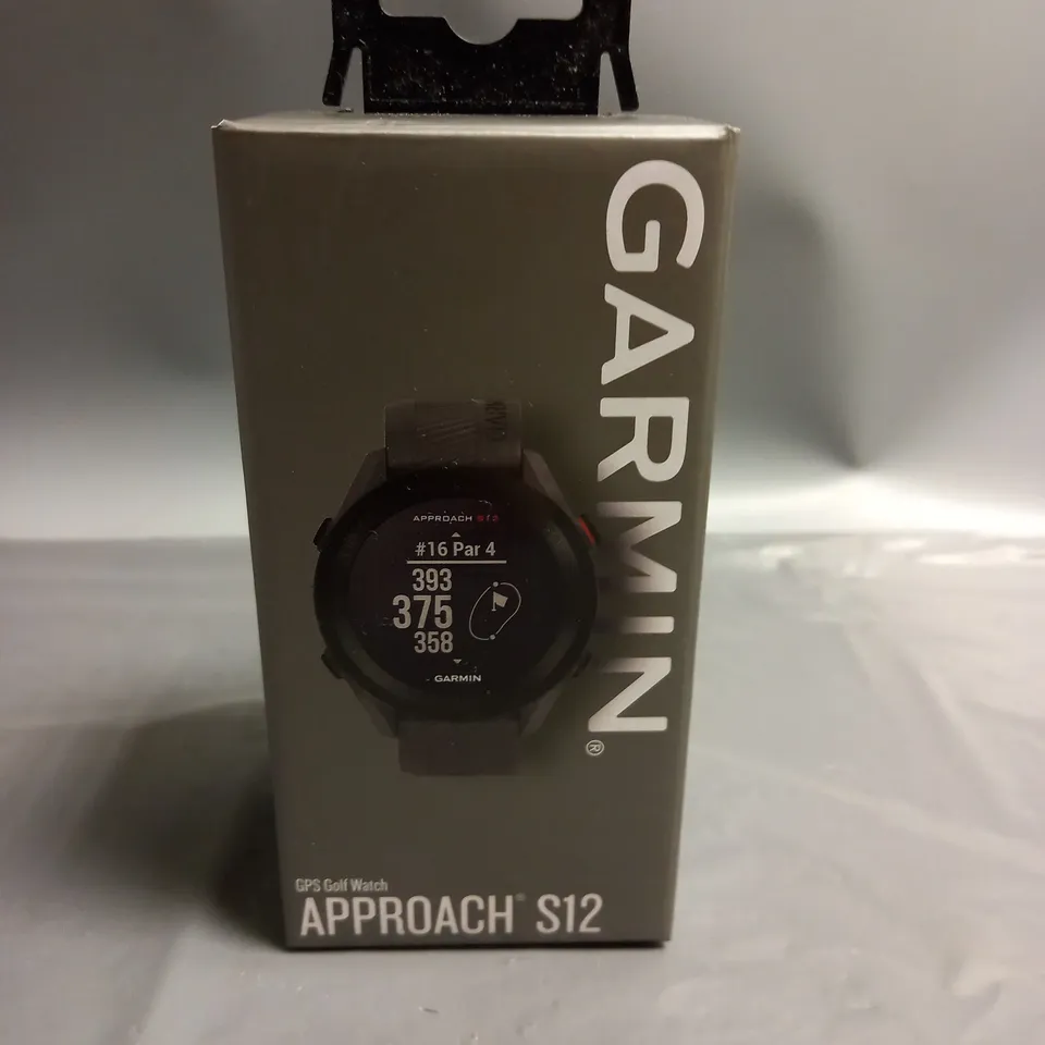 BOXED GARMIN APPROACH S12 GPS GOLF WATCH