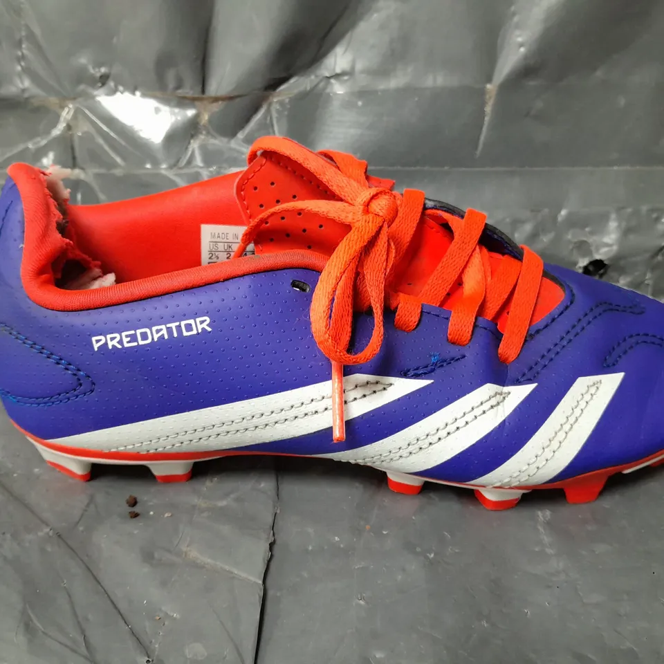 ADIDAS PREDATOR CLUB BOOTS (JUNIOR SIZE UK 2)