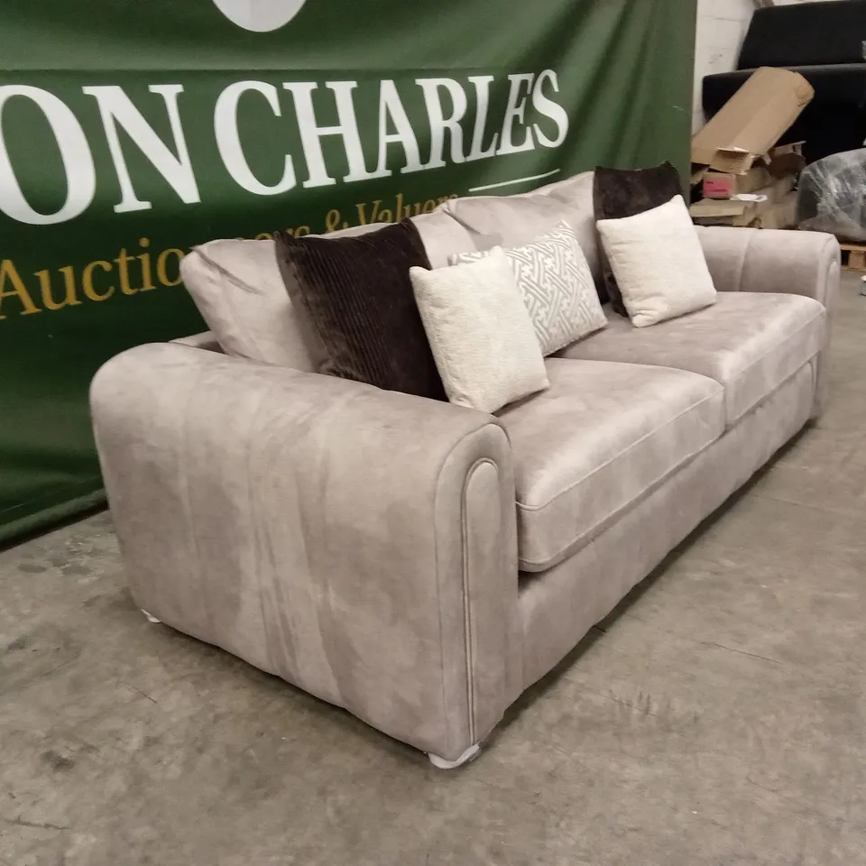 AMARA 3 SEATER SOFA - STONE RRP £1349