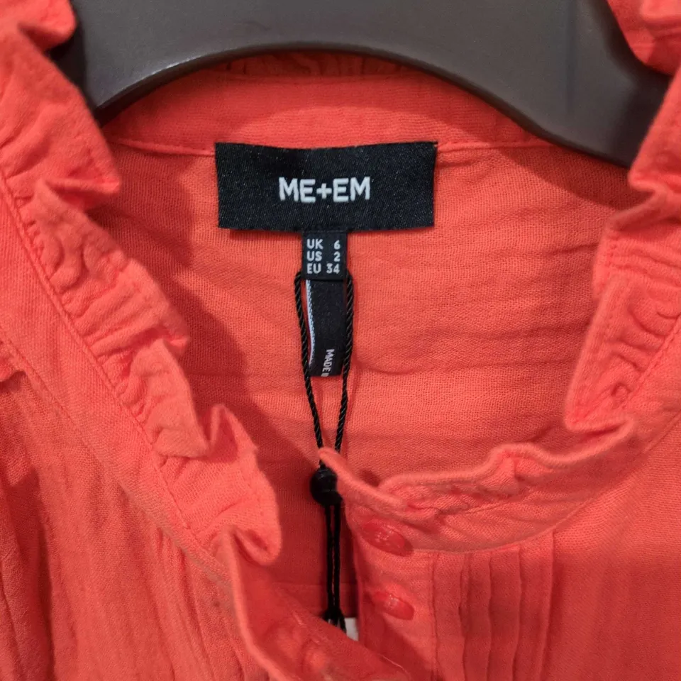 ME+EM WOMEN'S CORAL BLOUSE – UK 6 (EU 34)