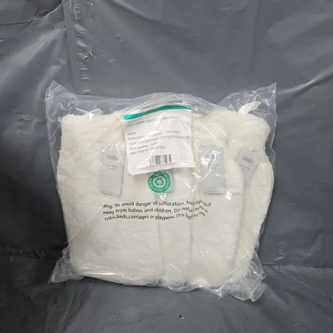 24 TEDDY FLEECE CREAM HOT WATER BOTTLES